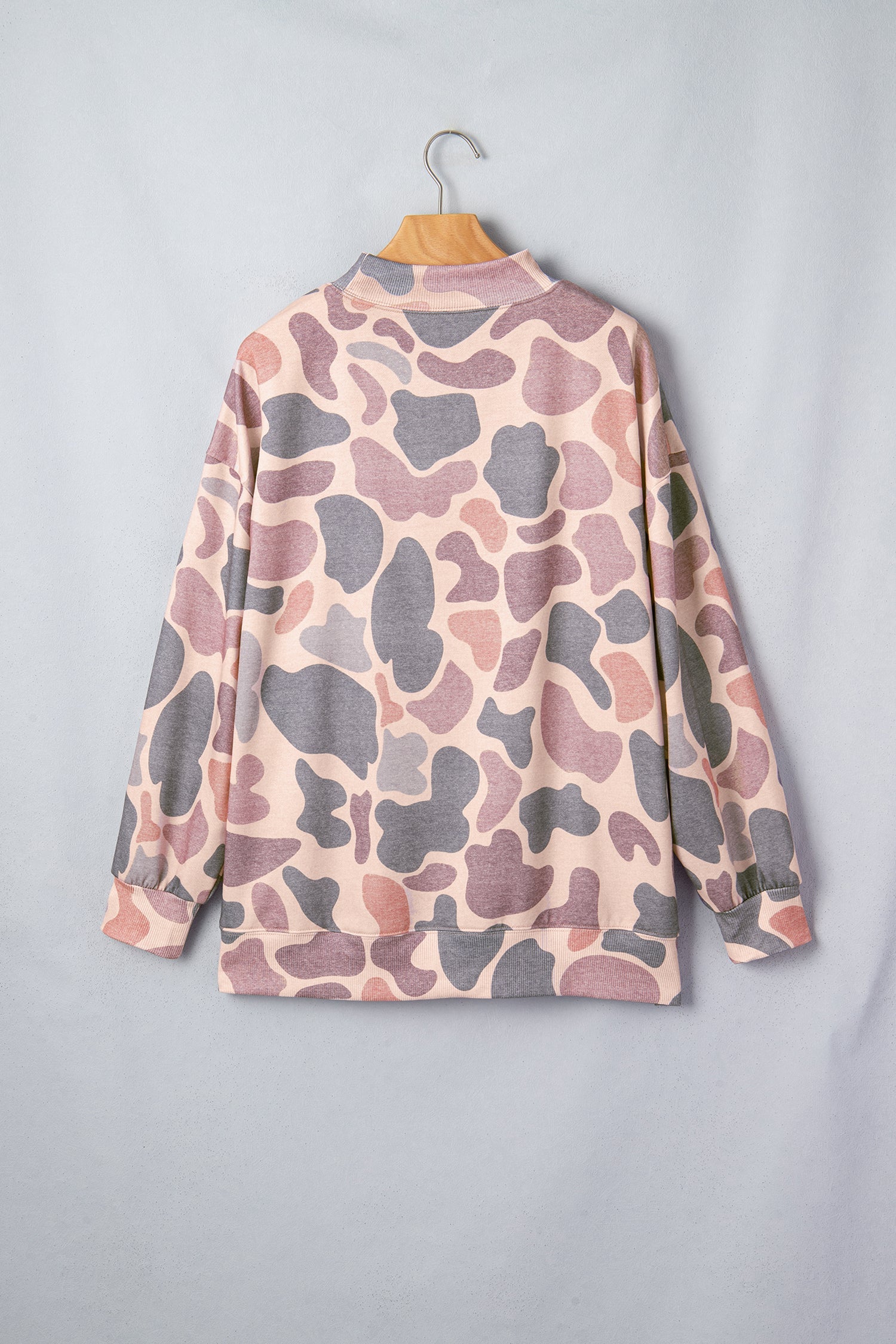 Western Howdy Camo Baggy Pullover Sweatshirt